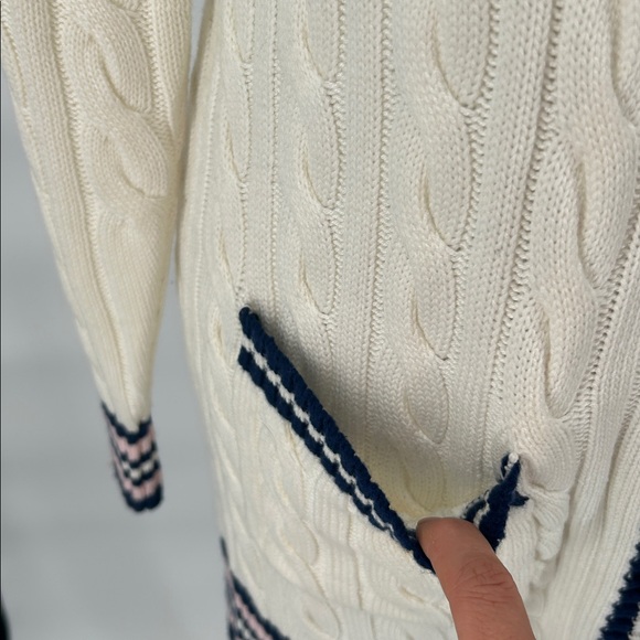 New Saylor Women's Marisole Long Sleeve Sweater Dress Cream SZ S - Picture 6 of 11